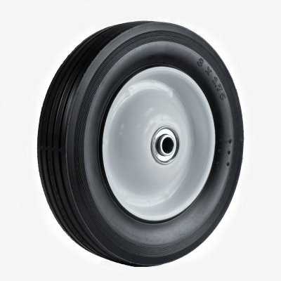 Semi-pneumatic wheels